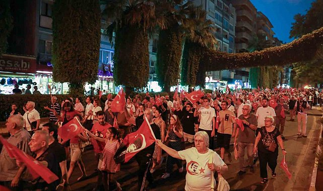 Aydın'da fener alayı ilgi gördü