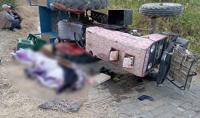 Aydın'da traktör devrildi: 1 ölü