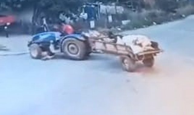 Babasının kullandığı traktör altında kalan minik Batu'ndan sevindiren haber