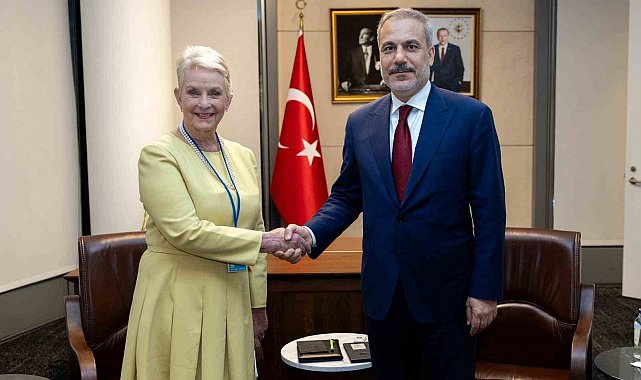 Bakan Fidan, BM Dünya Gıda Programı İcra Direktörü Cindy McCain ile görüştü