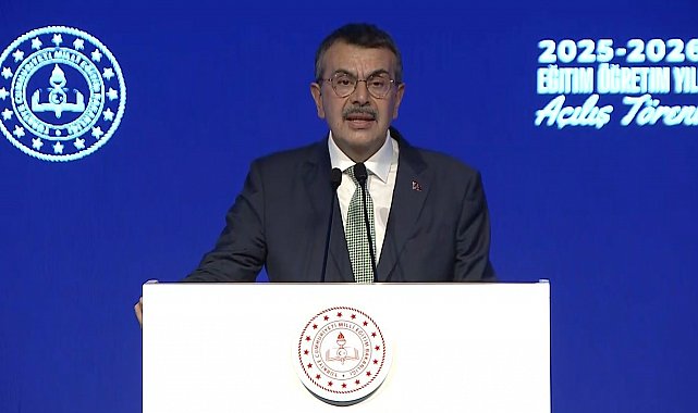 Bakan Tekin, 2025-2026 Eğitim Öğretim Yılı Açılış Töreni'ninde konuştu
