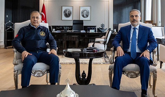 Bakan Yerlikaya, Bakan Fidan'ı ziyaret etti