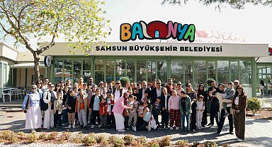 Balonya özel misafirlerini ağırladı