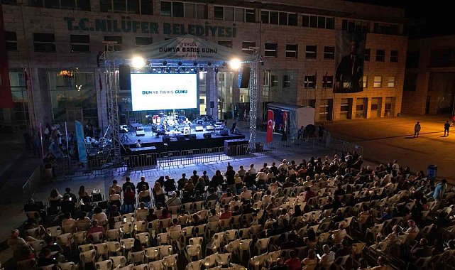 Barışın sesi Nilüfer'den yükseldi