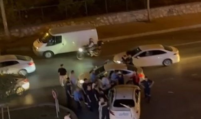 Başakşehir'de yol verme kavgası: Biri kaçtı, diğeri kovaladı