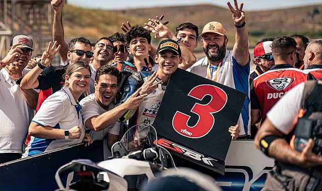 Başiskeleli milli sporcu Superbike Şampiyonası'nda üçüncü oldu