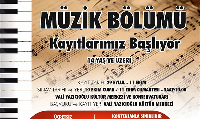 Başkan Çerçioğlu'ndan müzikseverlere davet