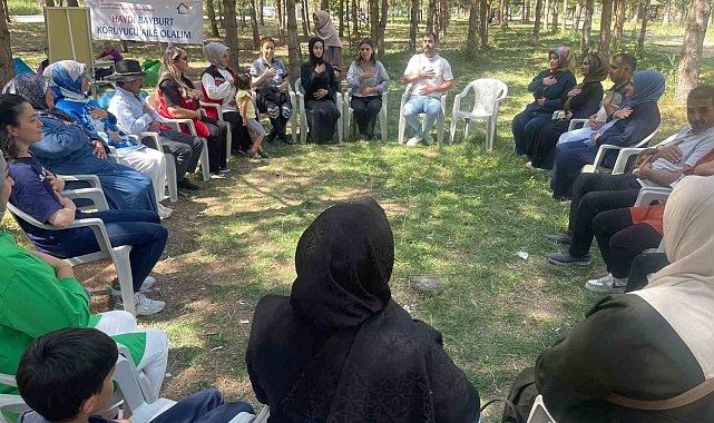 Bayburt'ta düzenlenen 'Dijital Detoks Kampı' ile doğada vakit geçirildi