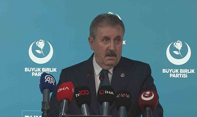 BBP Başkanı Destici: " ceza sistemimizi değiştirmek dışında bir seçeneğimiz kalmamıştır"