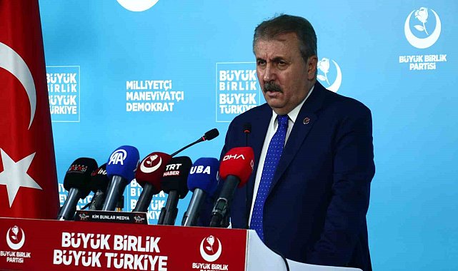 BBP Genel Başkanı Destici: "İspanya, İsrail ile ticaretini durdururken birçok İslam ülkesi hala ticaretini kesmedi"