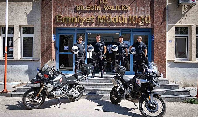 Bilecik'te artık Motosikletli Polis Timleri görevde