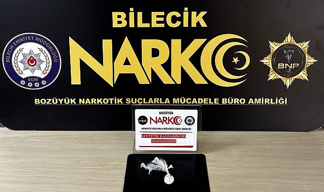 Bilecik'te uyuşturucu operasyonu