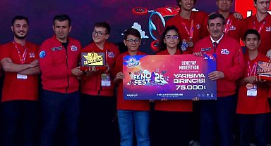 Bilim Yunusemre öğrencileri TEKNOFEST'te birinci oldu