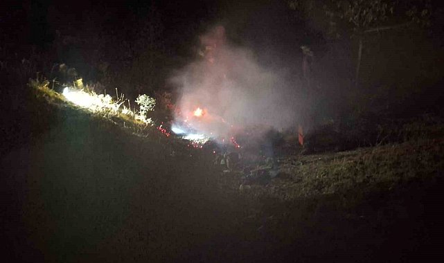 Bingöl'de çıkan yangın söndürüldü