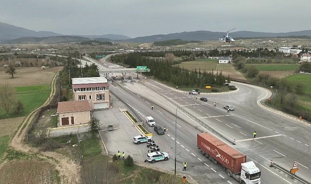 Bolu semalarında 'cayrokopter'li takip: 120 bin lira ceza