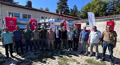 Bozkır'da mahallelere 170 adet sıvat dağıtıldı