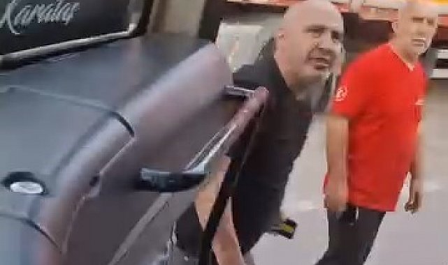 Bursa'da otobüs şoförü ile sürücü arasında ters yön tartışması