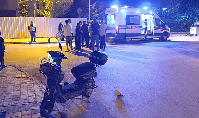 Bursa'da otomobille elektrikli bisiklet çarpıştı: 1 ağır yaralı