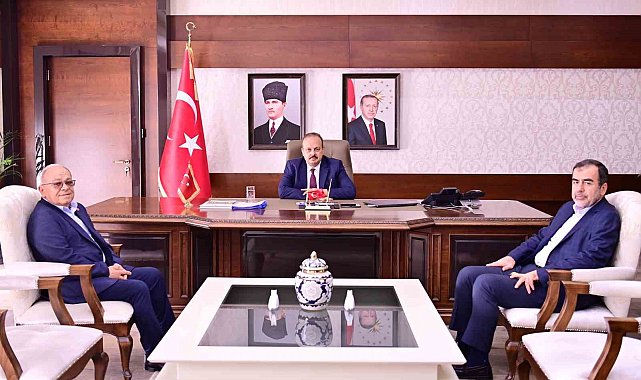 Büyükşehir Belediye Meclisi toplantısı öncesi Vali Canbolat, AK Parti ve CHP İl Başkanlarını ağırladı