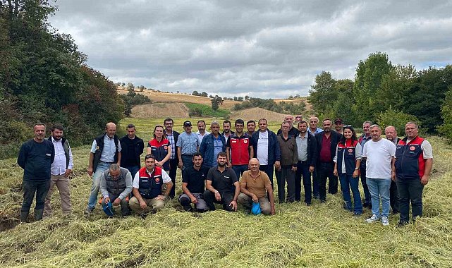 Çanakkale'de çeltikte damlama sulamayı incelediler