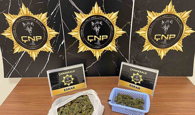 Çanakkale'de uyuşturucu operasyonu: 5 tutuklama
