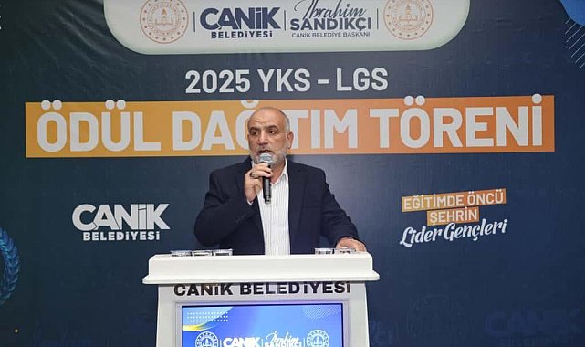 Canik Belediyesi'nden YKS ve LGS şampiyonlarına ödül
