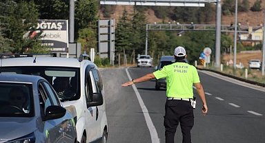 Çankırı'da 338 araç trafikten men edildi