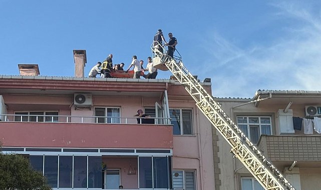 Çatı tamiratı sırasında kalp krizi geçiren usta hayatını kaybetti