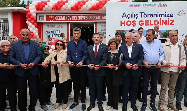 Çekmeköy'de 2'nci sosyal market açıldı
