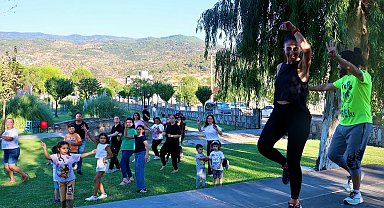 Çineli vatandaşlar güne zumba ile başladı