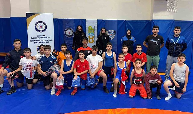 ÇOGEP Projesi kapsamında "Güreş Kursu" açıldı