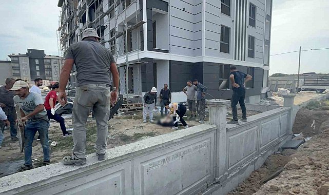 Çorlu'da 5. kattaki iskeleden düşen işçi hayatını kaybetti