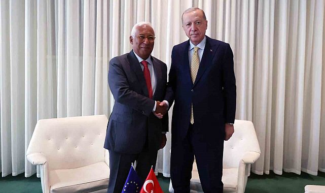 Cumhurbaşkanı Erdoğan, AB Konseyi Başkanı Costa'yı kabul etti