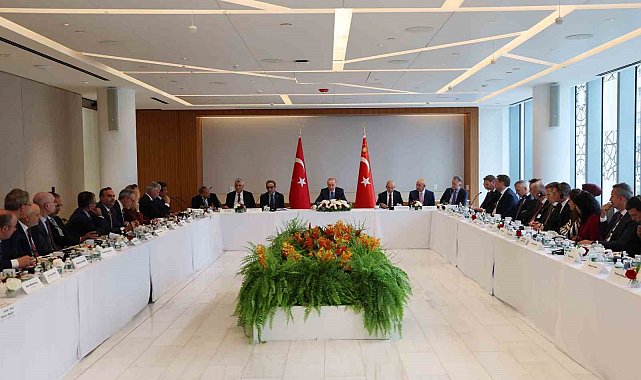 Cumhurbaşkanı Erdoğan, ABD İş Konseyi Başkanı Ulukaya ile görüştü