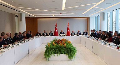 Cumhurbaşkanı Erdoğan, ABD İş Konseyi Başkanı Ulukaya ile görüştü