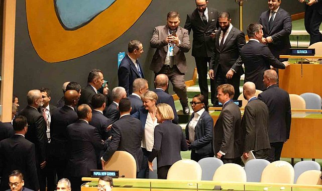 Cumhurbaşkanı Erdoğan, BM'de Suriye Devlet Başkanı eş-Şara ile sohbet etti