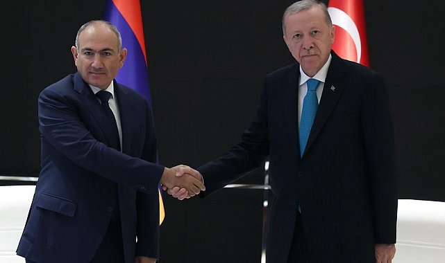 Cumhurbaşkanı Erdoğan, Ermenistan Başbakanı Paşinyan'ı kabul etti
