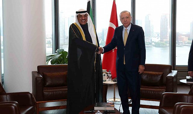 Cumhurbaşkanı Erdoğan, Kuveyt Veliaht Prens Sabah Halid es-Sabah'ı kabul etti