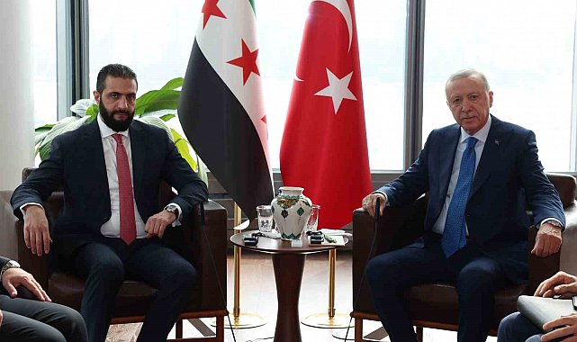 Cumhurbaşkanı Erdoğan, Suriye Devlet Başkanı eş-Şara ile bir araya geldi