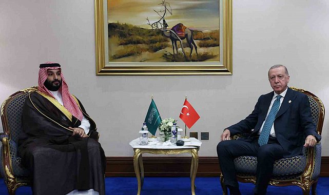 Cumhurbaşkanı Erdoğan, Suudi Arabistan Veliaht Prensi Selman ile görüştü