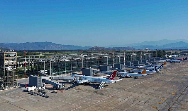 Dalaman Havalimanı Ağustos ayında 1 milyon yolcu sayısına yaklaştı