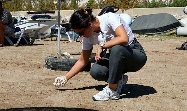 Deniz Çöpleri İzleme Programı Turgutreis'te devam etti