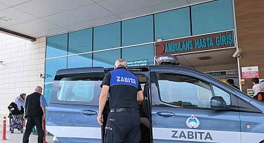 Direksiyon başında kalp krizi geçiren sürücüyü zabıtalar kurtardı