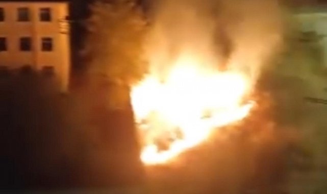 Diyarbakır'da düğünde atılan havai fişekler yangına neden oldu