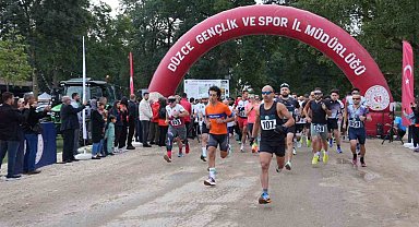 Düzce'de Efteni duatlonu 250 sporcunun katılımı ile yapıldı
