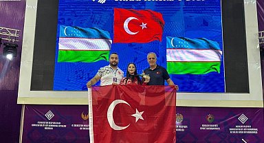 Düzceli milli halterci Şevval İnce, Asya şampiyonu oldu