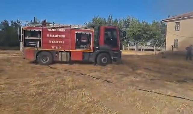 Elazığ'da ahır yangını