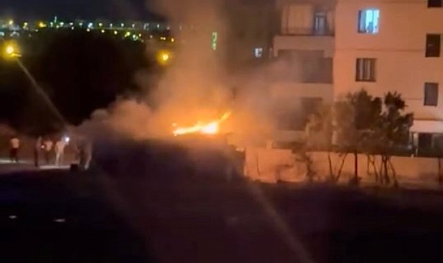 Elazığ'da kümes yangını