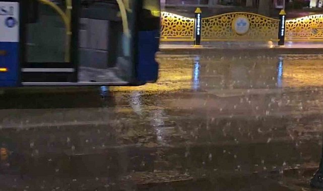 Elazığ'da sağanak yağış