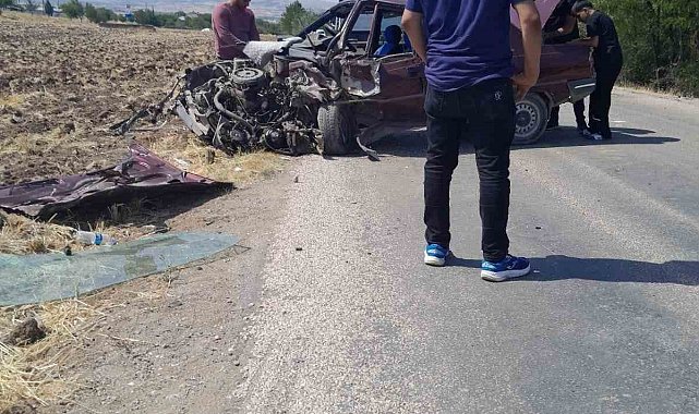 Elazığ'da trafik kazası: 2 yaralı